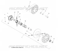 SYSTÈME DE TRANSMISSION, SECONDARY CLUTCH
