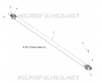 DRIVE TRAIN, FRONT ARBRE DE TRANSMISSION