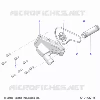 MOTEUR, WATERPUMP IMPELLER AND COVER