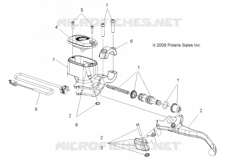 FREIN AVANT FREIN LEVER and MAITRE CYLINDRE