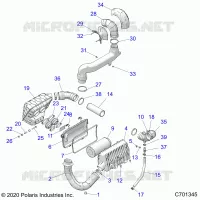 ENGINE, PRISE D'AIR SYSTEM