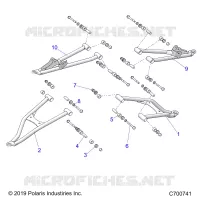 SUSPENSION AVANT CONTROL ARMS