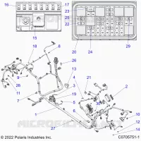ELECTRICITE, WIRE HARNESS, CHASSIS