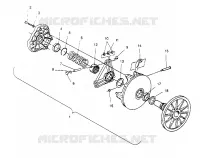 EMBRAYAGE DE TRANSMISSION ASSEMBLY 440 0952760, 440 SKS 0952560,  AND EUROPEAN 440 SKS E (4929032903C001)