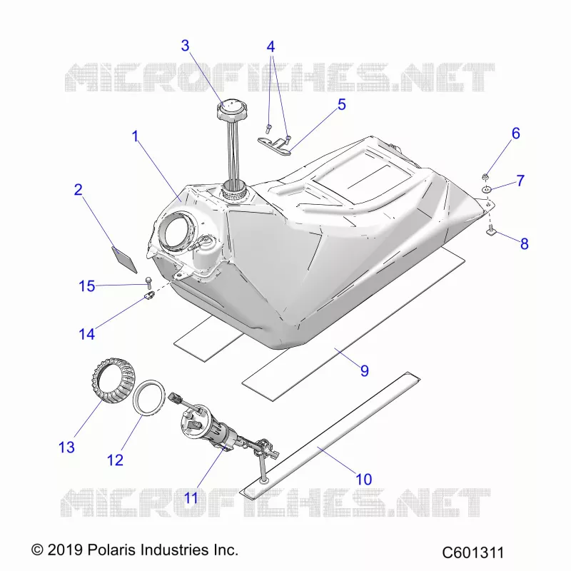 SYSTÃˆME D'ALIMENTATION, FUEL TANK ASM.