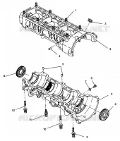 CARTERS MOTEUR ASSEMBLY 600 XCR 0941667 (4927092709033A)