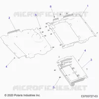 PLANCHER PANELS, REAR