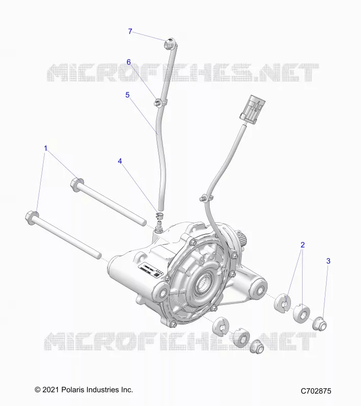 SYSTÃˆME DE TRANSMISSION, FRONT GEARCASE MOUNTING