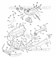 CARROSSERIE AVANT INDY LITE AND STAR LITE (4919311931005A)