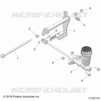 BRAKES, PEDAL AND MAITRE CYLINDRE MOUNTING