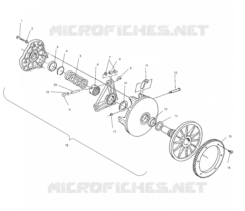 EMBRAYAGE DE TRANSMISSION