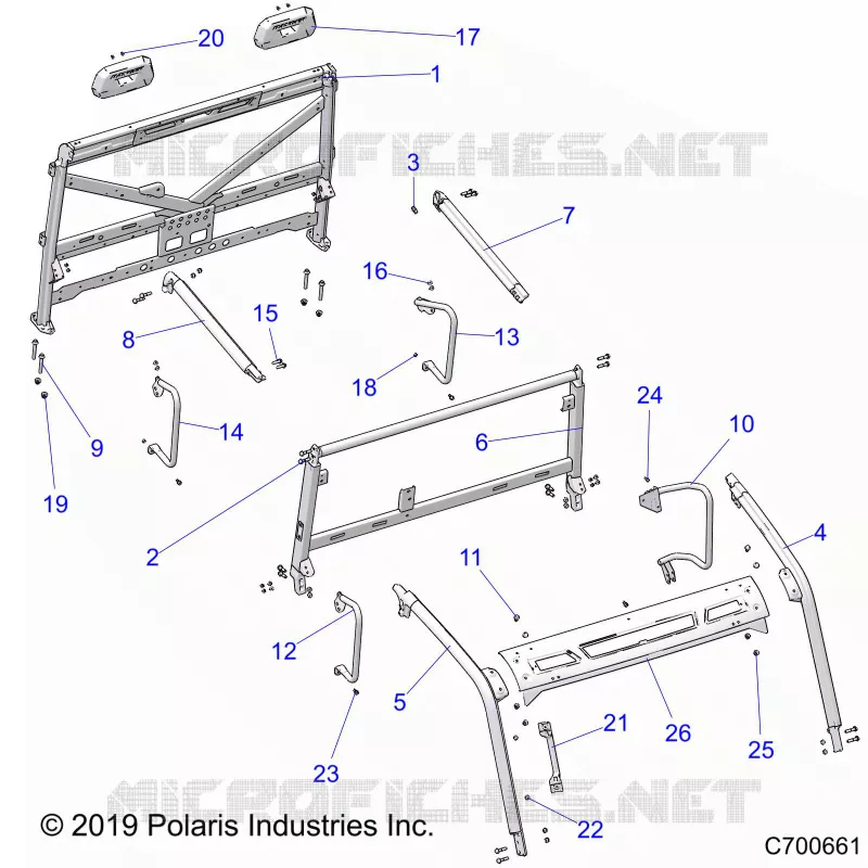 CHASSIS, CAB CADRE