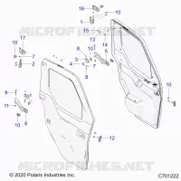 PORTES, FRONT, MOUNTING