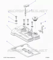 ENGINE, COUVERCLE SOUPAPE