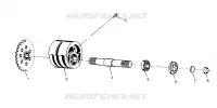 TENDEUR AVANT 6x6 400L, SWEDISH S948740 and  NORWEGIAN N948740 (4926812681014A)