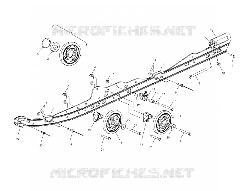 FIXATION RAIL SUSPENSION