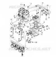 CYLINDRE ET COLLECTEUR RXL/RXL SKS (4921322132038A)