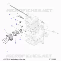 ENGINE, CORPS DE PAPILON AND FUEL RAIL