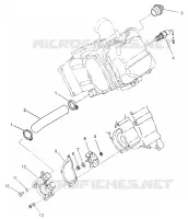 POMPE A EAU Magnum 4x4 W968144 and  Swedish Magnum 4x4 S968144 (4936053605D005)