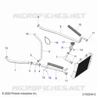 ENGINE, SYSTÃˆME DE REFROIDISSEMENT, HOSES