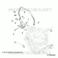 DRIVE TRAIN, MAIN SUPPORT PONT