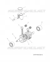 ENGINE, PISTON AND VILEBREQUIN
