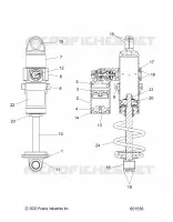 SUSPENSION, AMORTISSEUR AVANT TRACK, VELOCITY