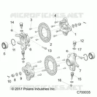SUSPENSION AVANT HUB