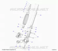 SUSPENSION, JAMBE DE FORCE AVANT