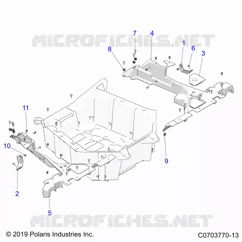 CARROSSERIE ARRIERE RACK, MOUNTING
