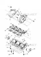CARTERS MOTEUR ASSEMBLY  SLT 750 B954170 (4930563056B014)