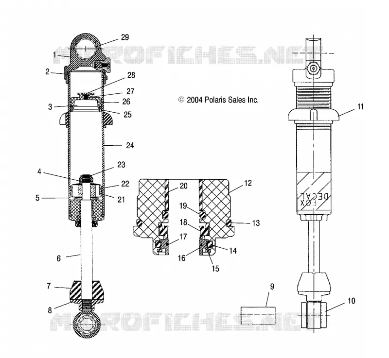 AMORTISSEUR (FRONT TRACK)(M-10)
