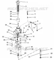 CARBURATEUR ULTRA SKS 0960578, EUROPEAN ULTRA SKS E960578, AND ULTRA RMK 096 (4931683168C013)