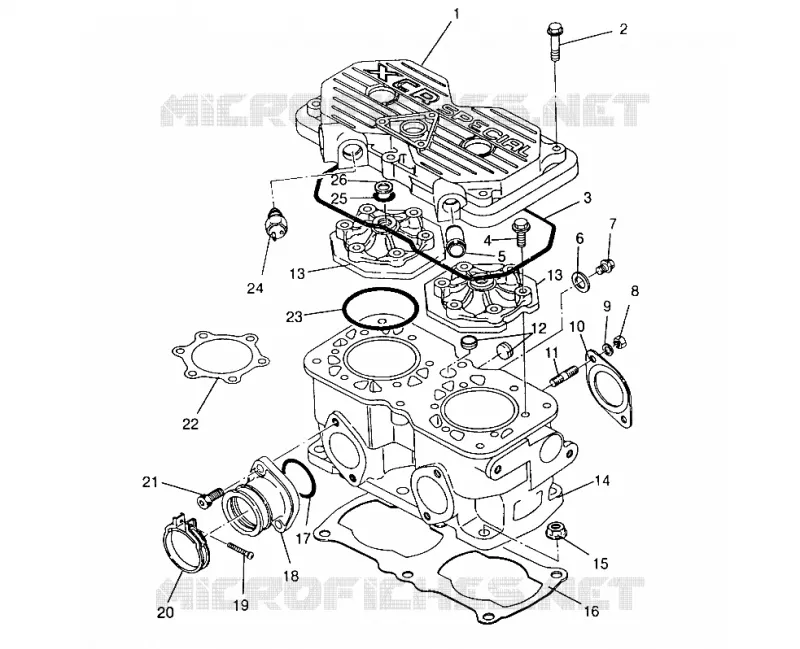 CYLINDRE 440 XCR 0951660 (4929112911C010)