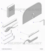 REFERENCES, TOOL KIT AND MANUEL DU PROPRIETAIRES -R23MAA57F1/SC1/C9/CK/F1/F9 (C730444)