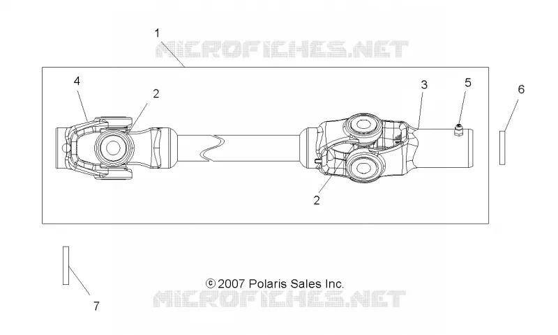 DRIVE TRAIN, FRONT ARBRE DE TRANSMISSION