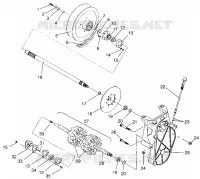 SYSTÈME DE TRANSMISSION SPORT 0960443, SPORT TOURING 0960243 AND EUROPEAN SPORT TOURING (4932223222B010)