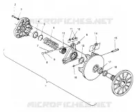 EMBRAYAGE DE TRANSMISSION ASSEMBLY  440 XCR SP X951660 (4932833283C001)