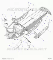 CHASSIS, PROTECTION D'EMBRAYAGE, FOOTRESTS, AND RUNNINGBOARDS