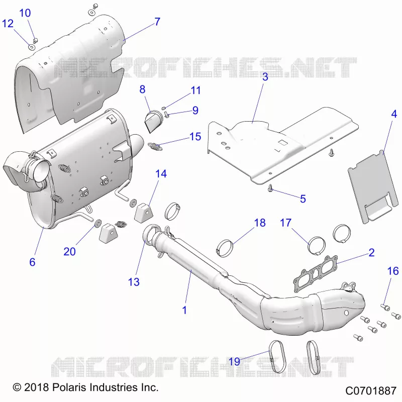 ENGINE, ECHAPPEMENT