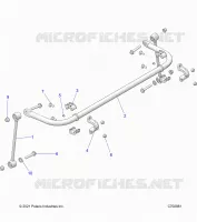 SUSPENSION, REAR BARRE STABILISATRICE
