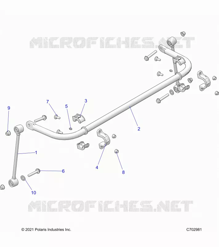 SUSPENSION, REAR BARRE STABILISATRICE