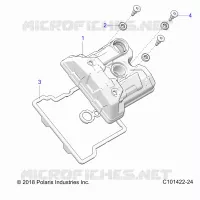 ENGINE, COUVERCLE SOUPAPE