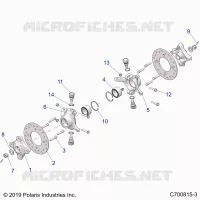SUSPENSION AVANT HUB