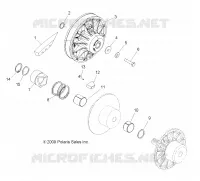SYSTÈME DE TRANSMISSION, SECONDARY CLUTCH