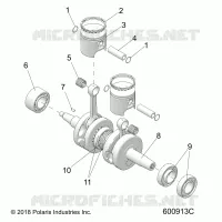 ENGINE, PISTON ET VILEBREQUIN