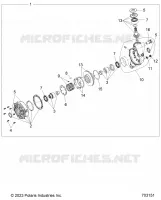 SYSTÃˆME DE TRANSMISSION, FRONT GEARCASE