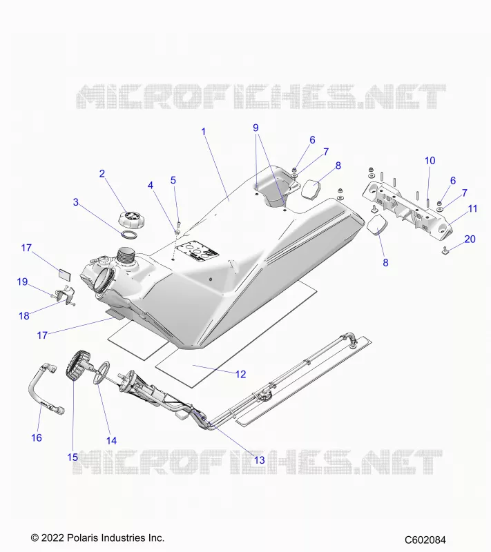 SYSTÃˆME D'ALIMENTATION, FUEL TANK ASM.