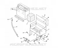 SUPPORT BATTERIE 500 SP/500 SKS (4921262126016A)