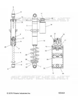 SUSPENSION, AMORTISSEUR ARRIERE TRACK